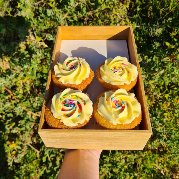 Gluten Free Friendly Vanilla Cupcake (Min 8)